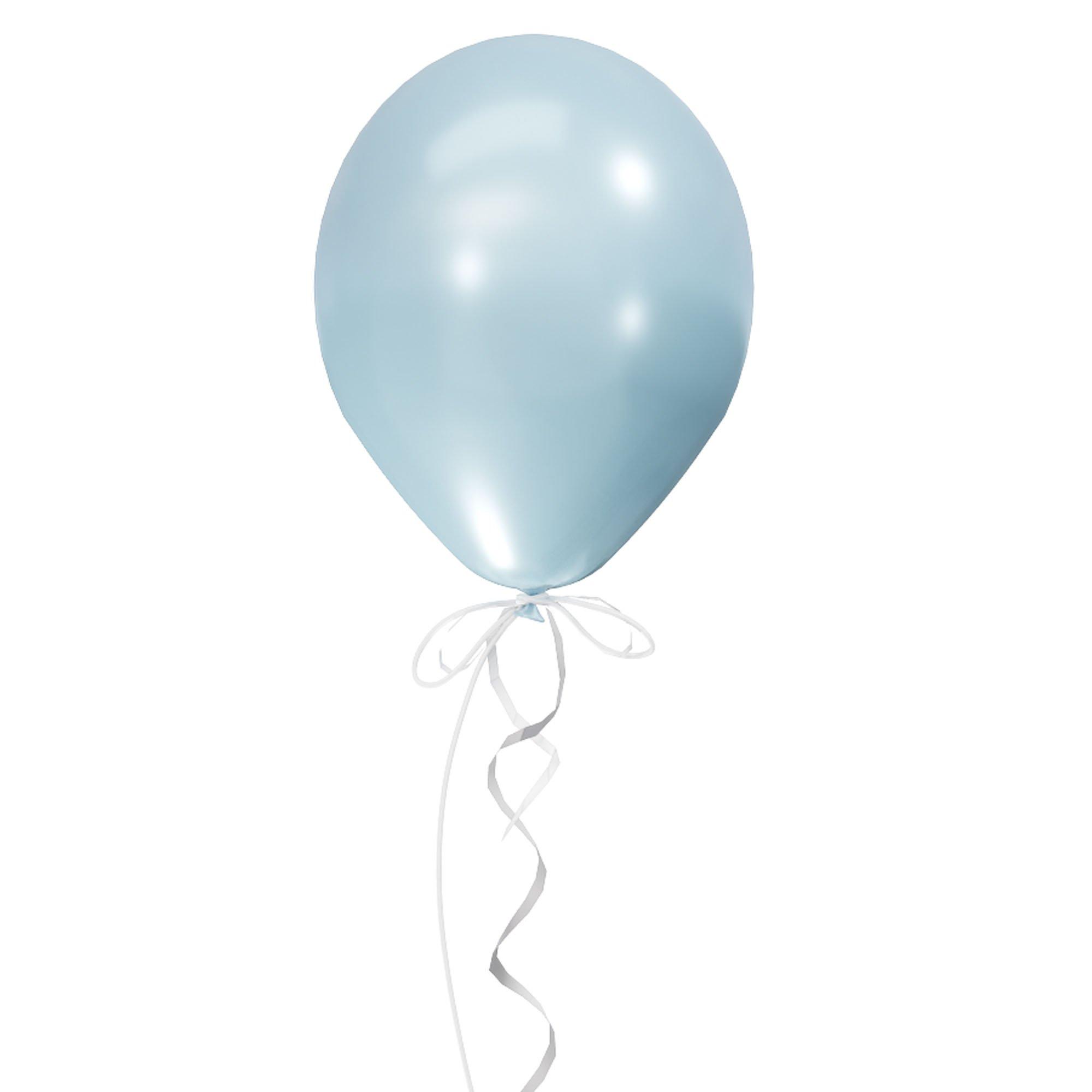 25ct, 12in, Powder Blue Premium Latex Balloons - Luxaire™